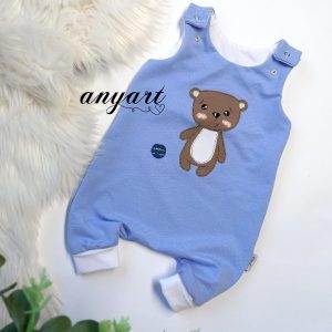 Romper Mali medvedek, modri