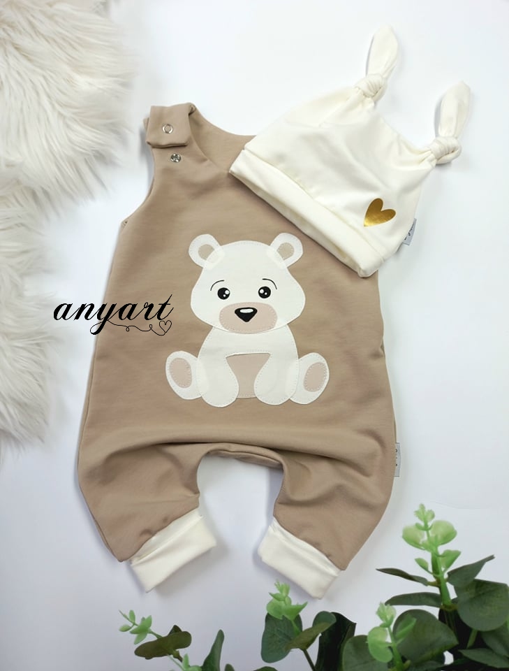 Romper "Moj medvedek", bež - Image 2