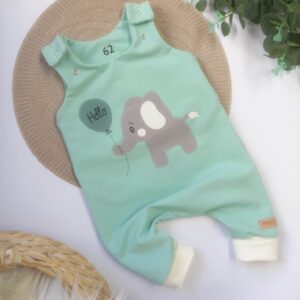 Romper “Slonček”, ledeno mint