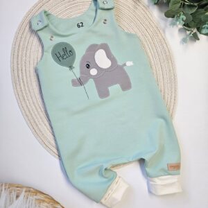 Romper “Slonček”, ledeno mint