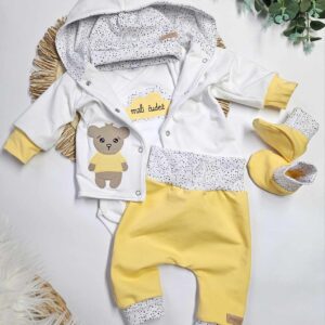 Komplet “mali čudež” – rumen, unisex
